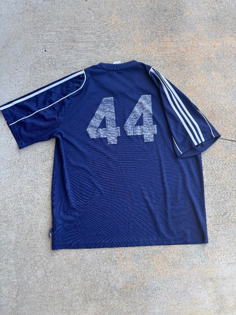 Vintage Blue Adidas Graphic T Shirt Jersey